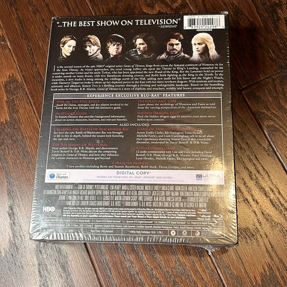 Game of Thrones Blu-ray/DVD/digital copy combo Season Two NWT - Picture 3 of 3